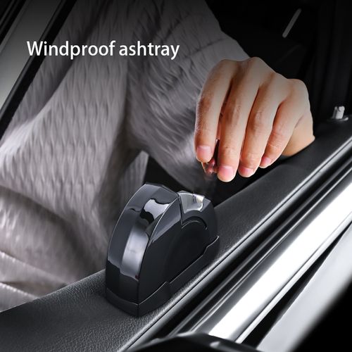 No worries, even in strong winds! This ashtray keeps your car clean and tidy