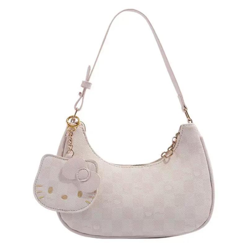 New fashionable women's handbag with a unique design, versatile and stylish, high-value single shoulder crescent shape, perfect for commuting.