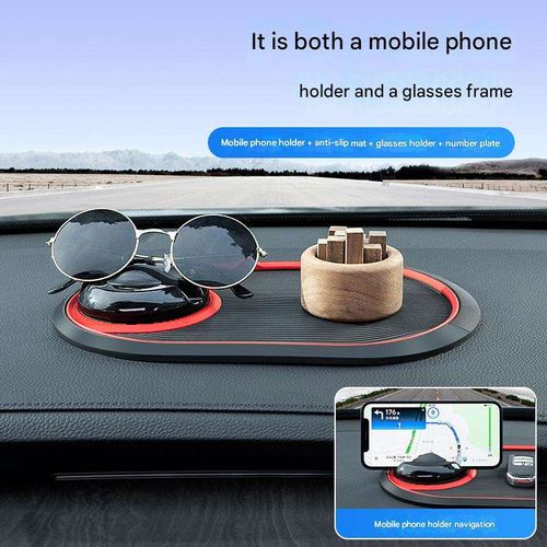 Multifunctional 4-in-1 car phone anti-slip mat, so practical! You deserve a car holder.