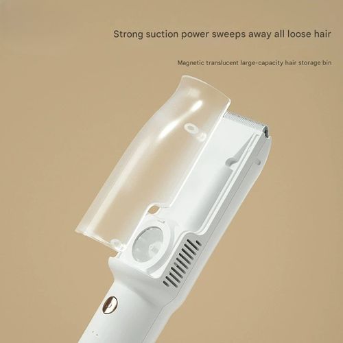 Baby hair clipper with silent bass and automatic hair suction for baby to shave newborn children electric hair clipper shaving tool