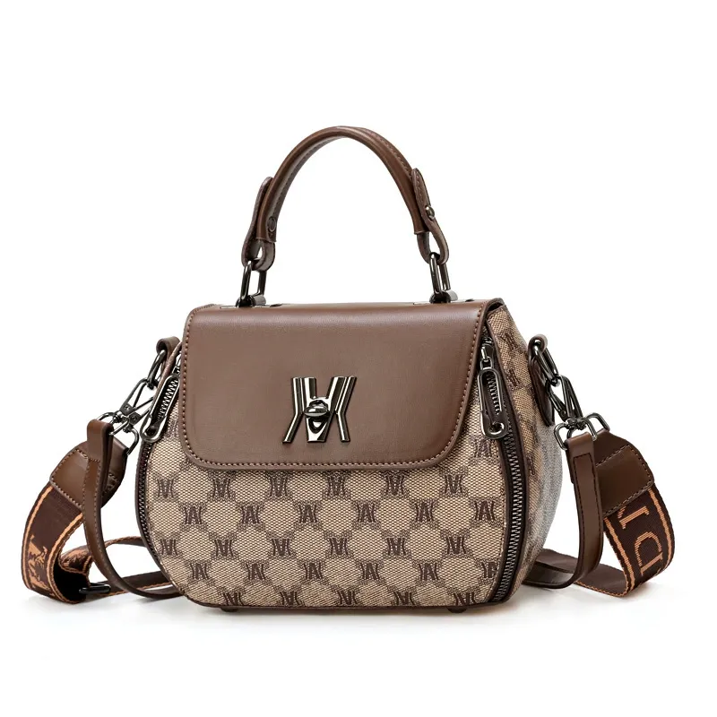 Women's Printed Apple Bag: Elegant Handbag, Stylish Casual Shoulder & Crossbody Bag