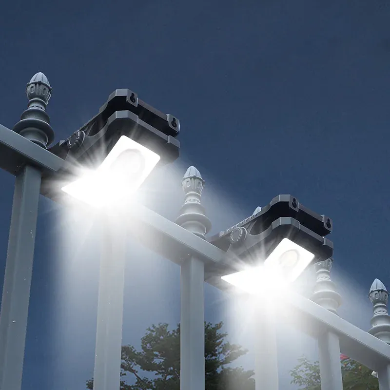 Solar Clip-On Light — Outdoor Courtyard Lamp, Home Fence Lighting, High-Brightness Motion-Sensing Light, Garden & Balcony Wall Lamp