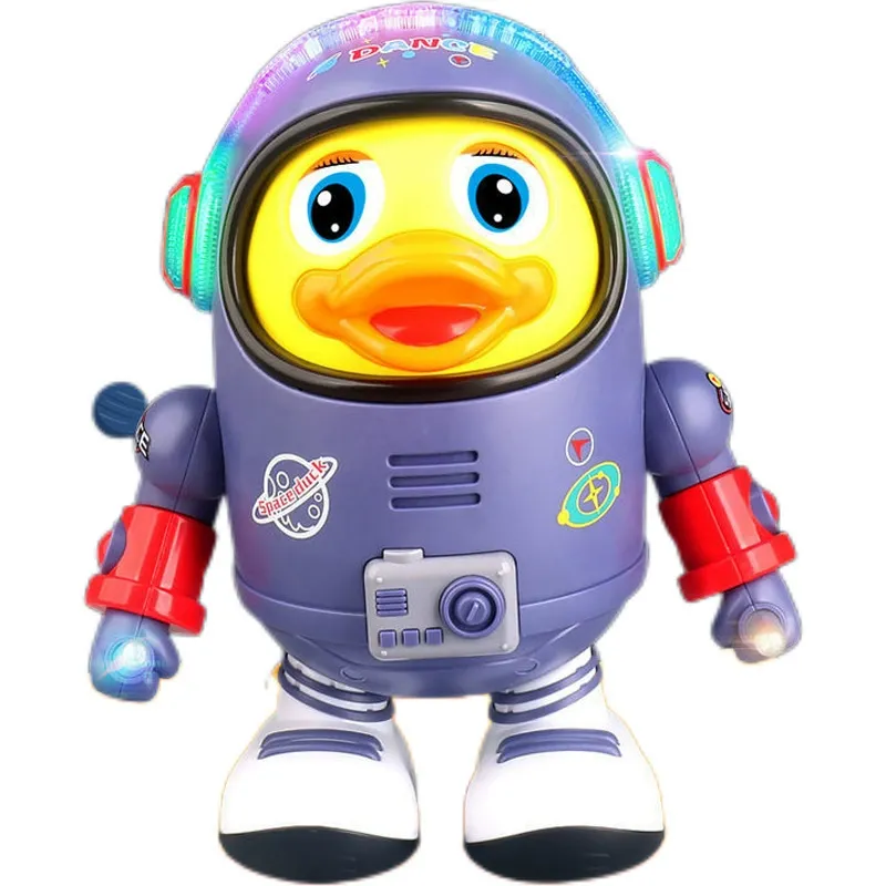 Electric Dancing Space Duck Toy– Singing & Glowing Robot for Kids, Interactive Musical Toy for Boys & Girls, Perfect Birthday gift
