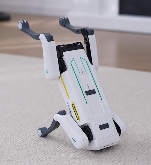 Remote control intelligent robot dog AI handshake mechanical dog dual system programming APP remote control voice version