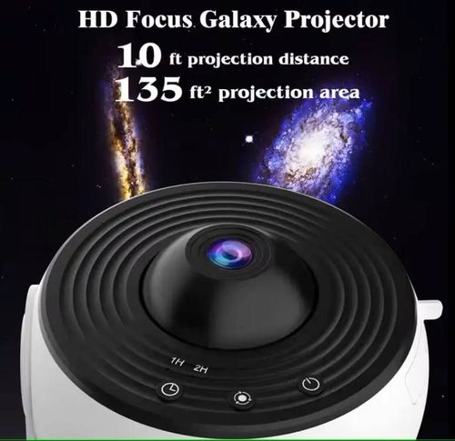 Travel the universe inside the comfort of your own home with this galaxy projector 13 in 1 Planetarium Star Projector 4K HD Rotating Galaxy Lamp with Focus