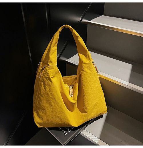 Canvas tote bag new large capacity trend lazy style casual underarm bag Korean version of simple commuter bag