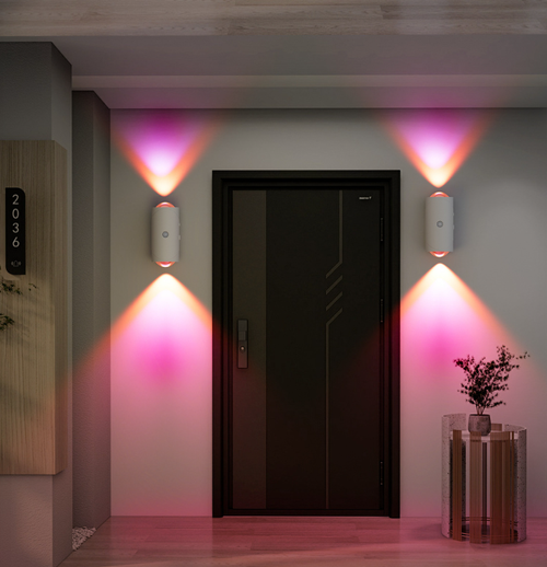 7-Color Gradient Ambient Night Light! Smart Motion Sensor + Rechargeable Design, Magnetic Color-Changing Wall Light, Convenient for Home Ambiance Creation