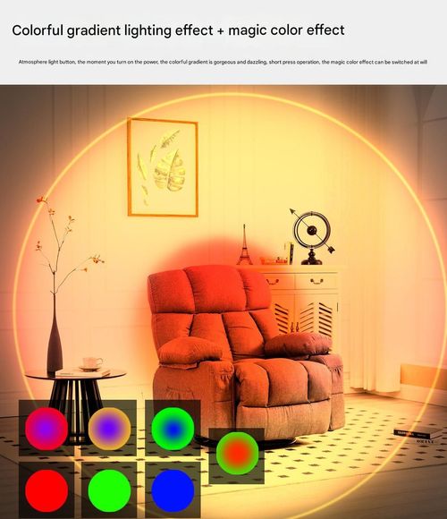 7-Color Gradient Ambient Night Light! Smart Motion Sensor + Rechargeable Design, Magnetic Color-Changing Wall Light, Convenient for Home Ambiance Creation