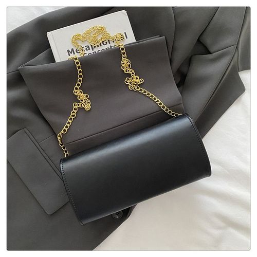 Women's Flap Evening Clutch Bag 2025 New Soft Leather Chain Shoulder Crossbody Mobile Phone Bag Fashion