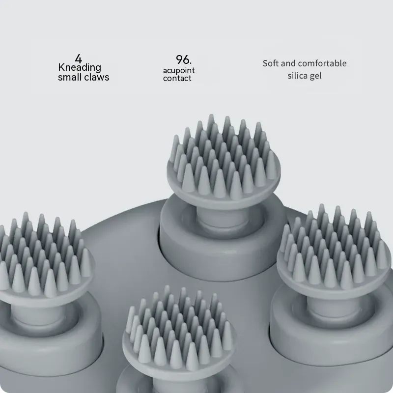 Small head massager home head therapy decompression electric meridian brush smart kneading scalp massager