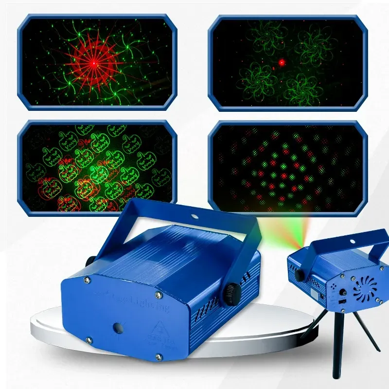 Voice-controlled laser mini laser light starry sky bar atmosphere disco light laser projection light show