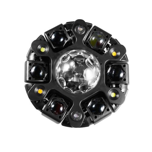 New product Shadow Six-armed King Kong Magic Ball Lamp LED beam strobe dye effect lamp bar KTV atmosphere lighting