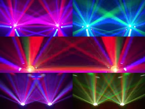 New product Shadow Six-armed King Kong Magic Ball Lamp LED beam strobe dye effect lamp bar KTV atmosphere lighting