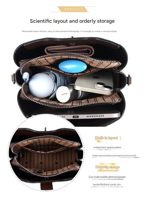 Bucket bag fashionable one-shoulder crossbody ladies bag new live broadcast hot style hot style portable large capacity bag