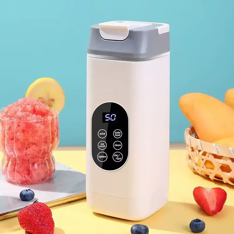 New juicer household ice crushing self-cleaning USB charging portable juicer 12 knives accompanying juice cup