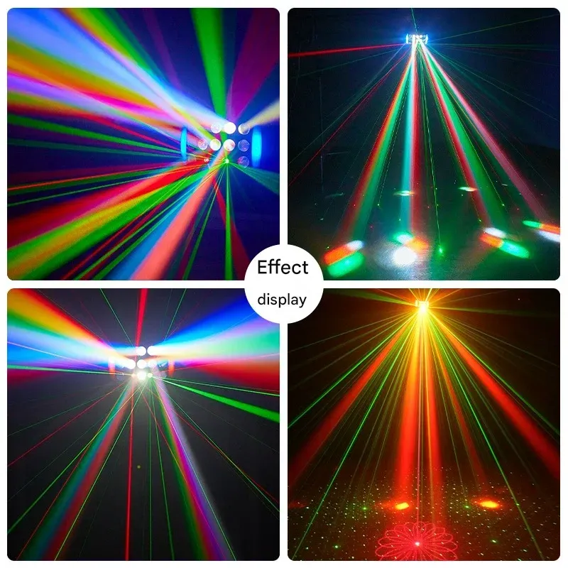 Stage lighting LED horse racing butterfly light KTV laser beam light wedding bar dance studio stage lighting