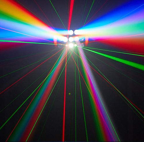 Stage lighting LED horse racing butterfly light KTV laser beam light wedding bar dance studio stage lighting