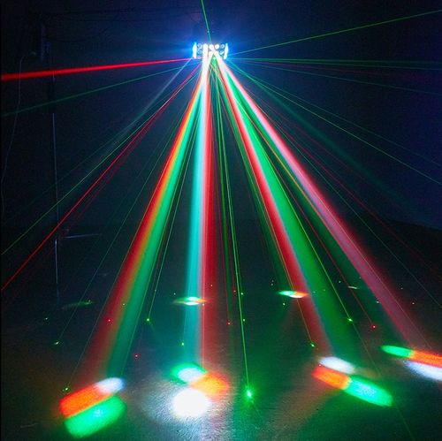 Stage lighting LED horse racing butterfly light KTV laser beam light wedding bar dance studio stage lighting