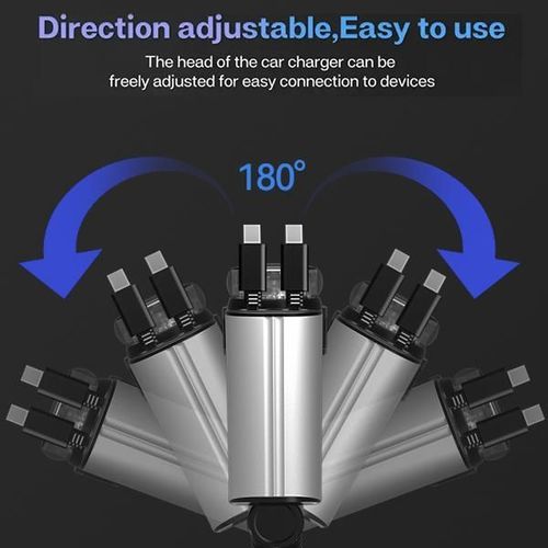 Smart Portable Car Air Freshener with Starlight Diffuser ,Intelligent Sensing & Atmosphere Lighting - Retractable Car Charger & Aromatherapy Diffuser ,Halloween Perfect Gift for Men