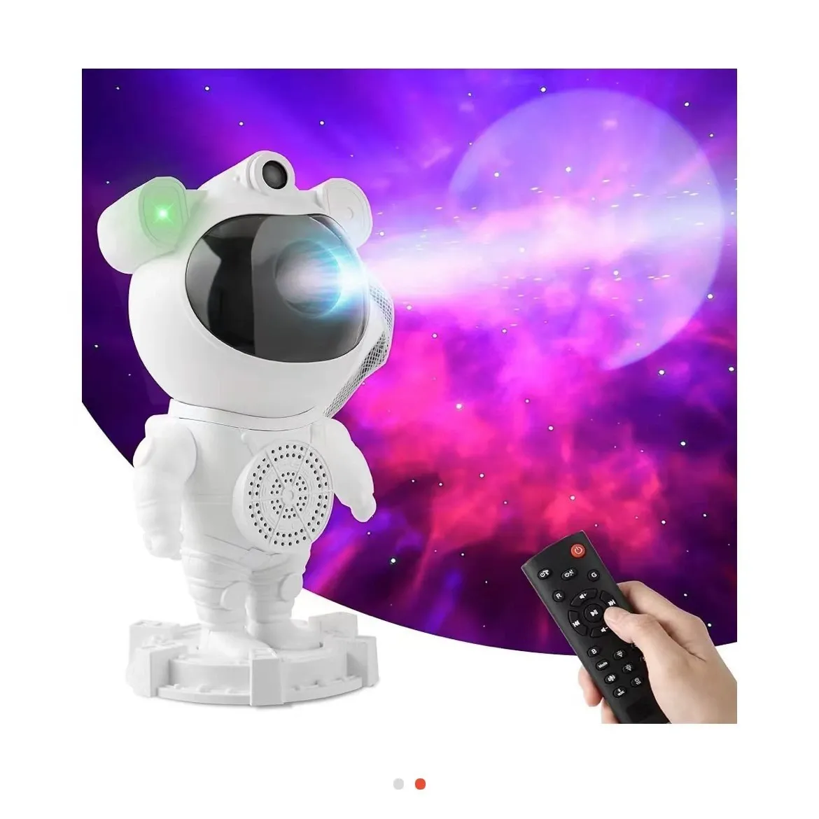 Bluetooth Astronaut Starry Sky Projector Lamp, Ambient Light with Starlight, Creative Gift Table Lamp, Night Light