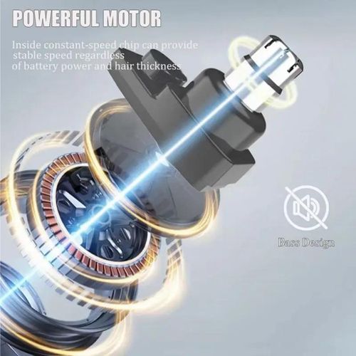 All-in-One Smart Grooming Gift Set with LED Display Nose Hair Trimmer Rechargeable & Waterproof for Full Facial Care Ideal Personal Grooming Present