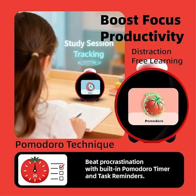 AI Smart Alarm Clock for Students - Intelligent Multifunctional Time Manager for Learning and Self-Discipline