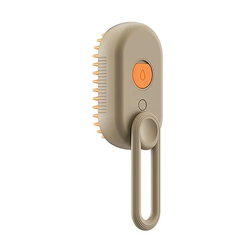 Cat Steam Brush for Cats Multifunctional Plastic Cat Dog Steaming Brush Pet Spray Wash Brush With Handle