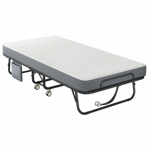 Folding bed office home single bed simple lunch break nap can be stored home portable bed