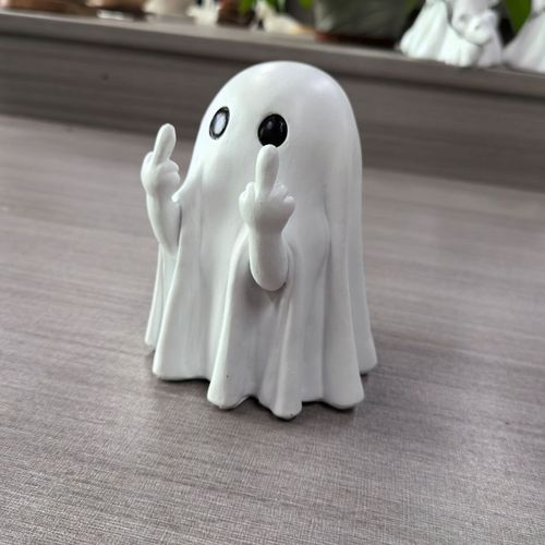 It's time to start preparing for Halloween. This cute ghost is a great decoration.