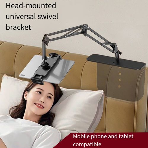 Convenient to use phone to watch movies on bed, Hidden clip-free bedside lazy stand mobile phone tablet stand adjustable bed watching drama mobile phone stand
