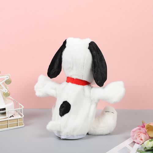 Stitch, a comfort cartoon doll that breathes, lights up, and has moving ears, is a baby companion toy.