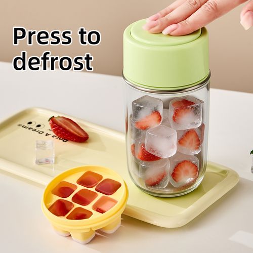 One-Touch Release Ice Maker Cup — 304 Stainless Steel Ice Mold for Drinks, Sodas, Coffee, and Outdoor Cooling