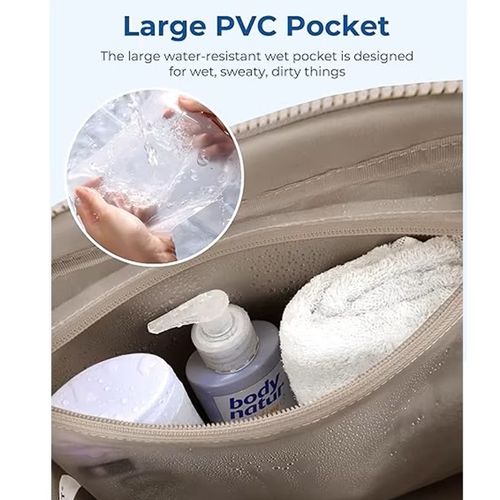 Quilted Tote Bag Gym Bag for Women Duffle Bag for Travel with Wet Pocket Lightweight Carry on Weekender Duffel Water Resistant