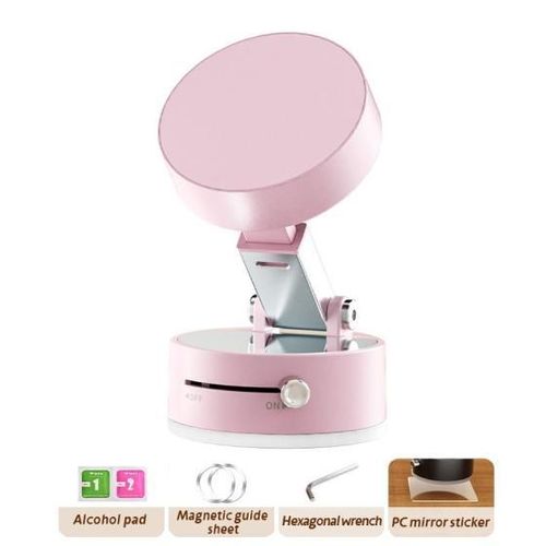Vacuum Magnetic Suction Phone Holder,  New Magnetic Suction Phone Mount, Foldable Portable Double-Sided Vacuum Magnetic adsorption Adjustable Mobile Phone Holder for All Phones