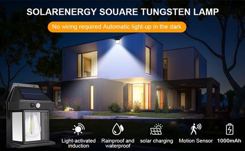 Hot Sell Solar Wall Lamp Outdoor Garden Lights Human Body Sensing Wall Lamp Road Lights Waterproof Solar Garden Lamp Night Light