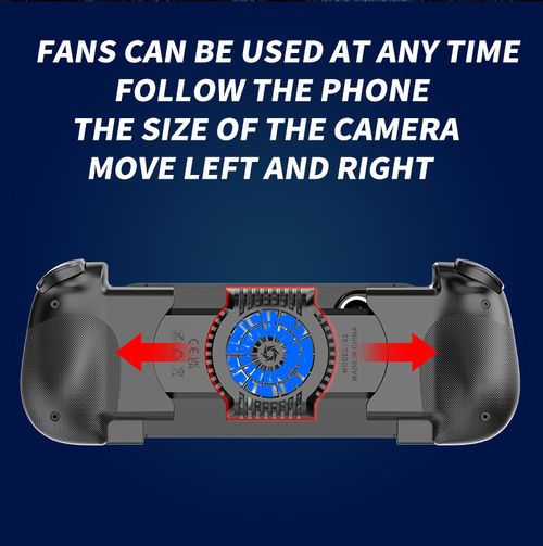 Every gamer needs a gamepad like this! X3 stretch game controller cooling fan dual hall vibration continuous switch Android IOS PC Bluetooth controller