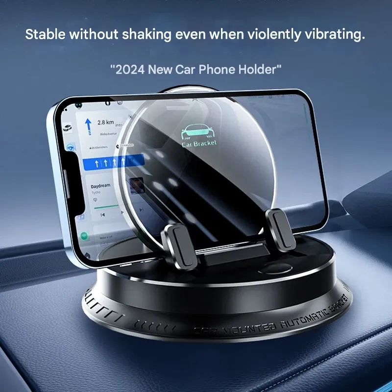 Center console car accessory wireless charging navigation holder, touch-sensitive car phone holder