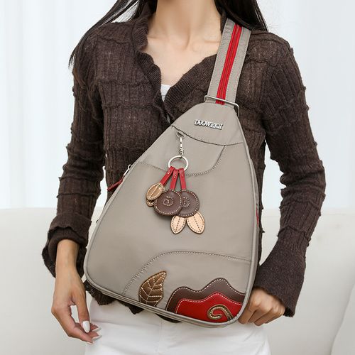 Women's Versatile 2-Way Bag: Single-Shoulder & Backpack Style — Lightweight, Compact Crossbody Chest Pack for Outings