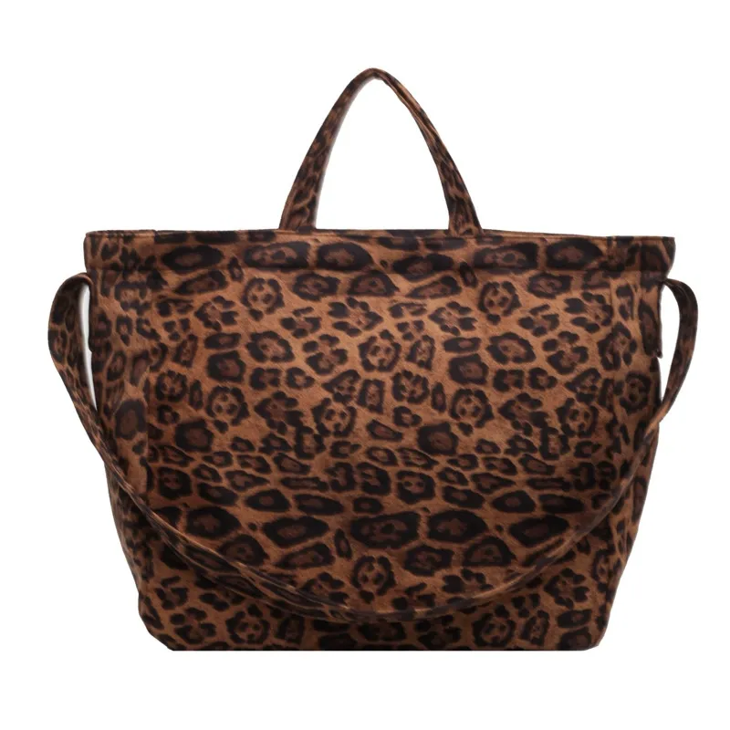 Retro leopard print bag, fashionable handbag, new  style, large capacity, commuter crossbody bag, shoulder bag, tote bag.