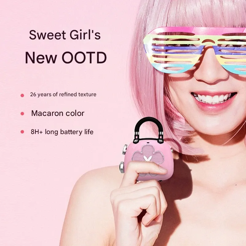 DOSS Candy Bluetooth Speaker: Stylish and exquisite gift box packaging, promotional gift, mini and portable.