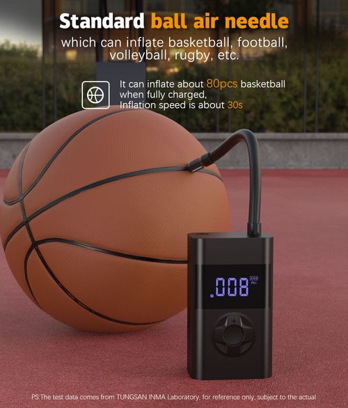 Portable Mini Car Air Compressor Pump Tire Inflator Tool Kit, Wireless Automatic Electric Digital Tire Inflator