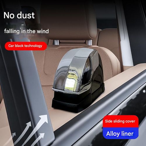 No worries, even in strong winds! This ashtray keeps your car clean and tidy