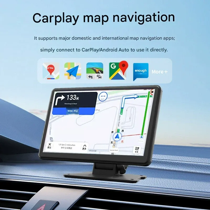 Honestly the best upgrade for any old car!7-inch CarPlay portable wireless screen mirroring Bluetooth FM HD wireless CarPlay