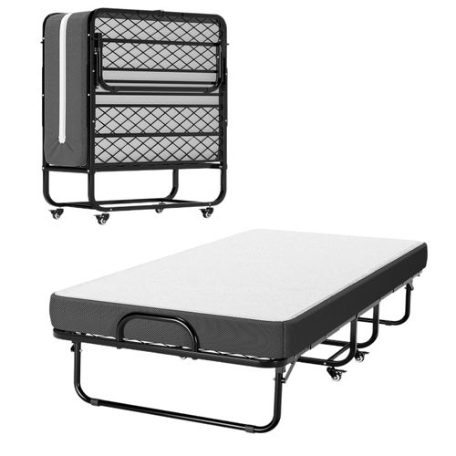 Folding bed office home single bed simple lunch break nap can be stored home portable bed