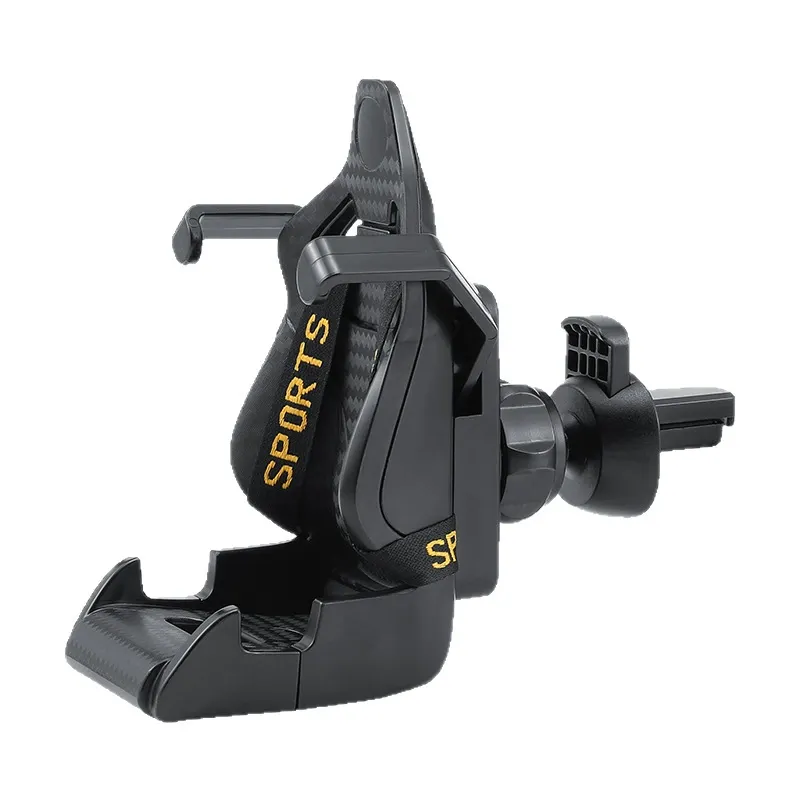 New car phone holder with air vent gravity design, multi-functional car navigation phone holder