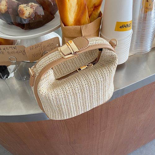 Woven casual women's handbag, tote, shoulder bag, crossbody bag
