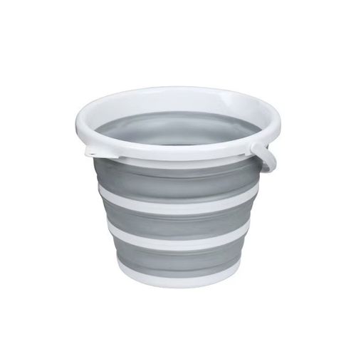 Portable Collapsible Bucket - Foldable Water Storage Container for Camping, Hiking, Fishing | Lightweight Sink Basin for Washing Face, Cooking, Foot Soak (Compact Travel Design)