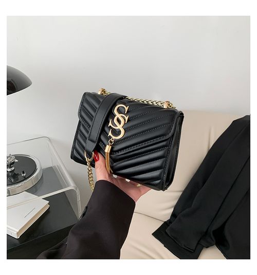 Women's handbag, high-end style, small square bag, 2025 new style, women's crossbody bag, fashionable and versatile trendy chain shoulder bag.