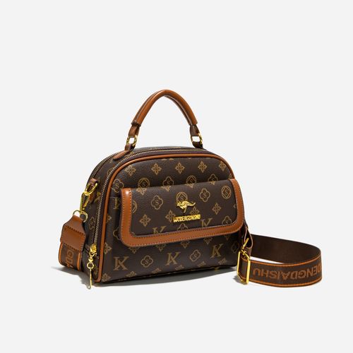 Retro Square Bag | Sophisticated Shoulder Bag | Light Luxury & Versatile Crossbody | Classic Print Women's Handbag