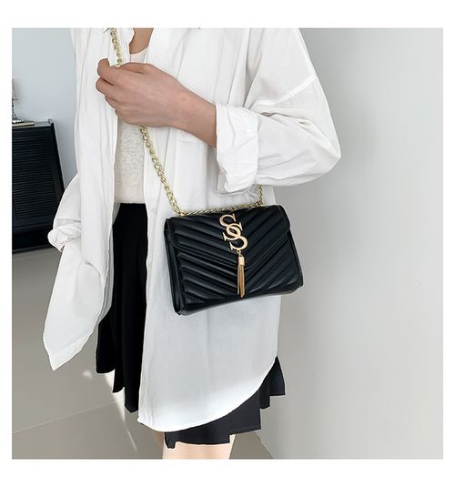 Women's handbag, high-end style, small square bag, 2025 new style, women's crossbody bag, fashionable and versatile trendy chain shoulder bag.